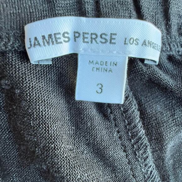 James Perse Women’s Lightweight Linen Blend Shorts Black Size 8/10 - Picture 3 of 5